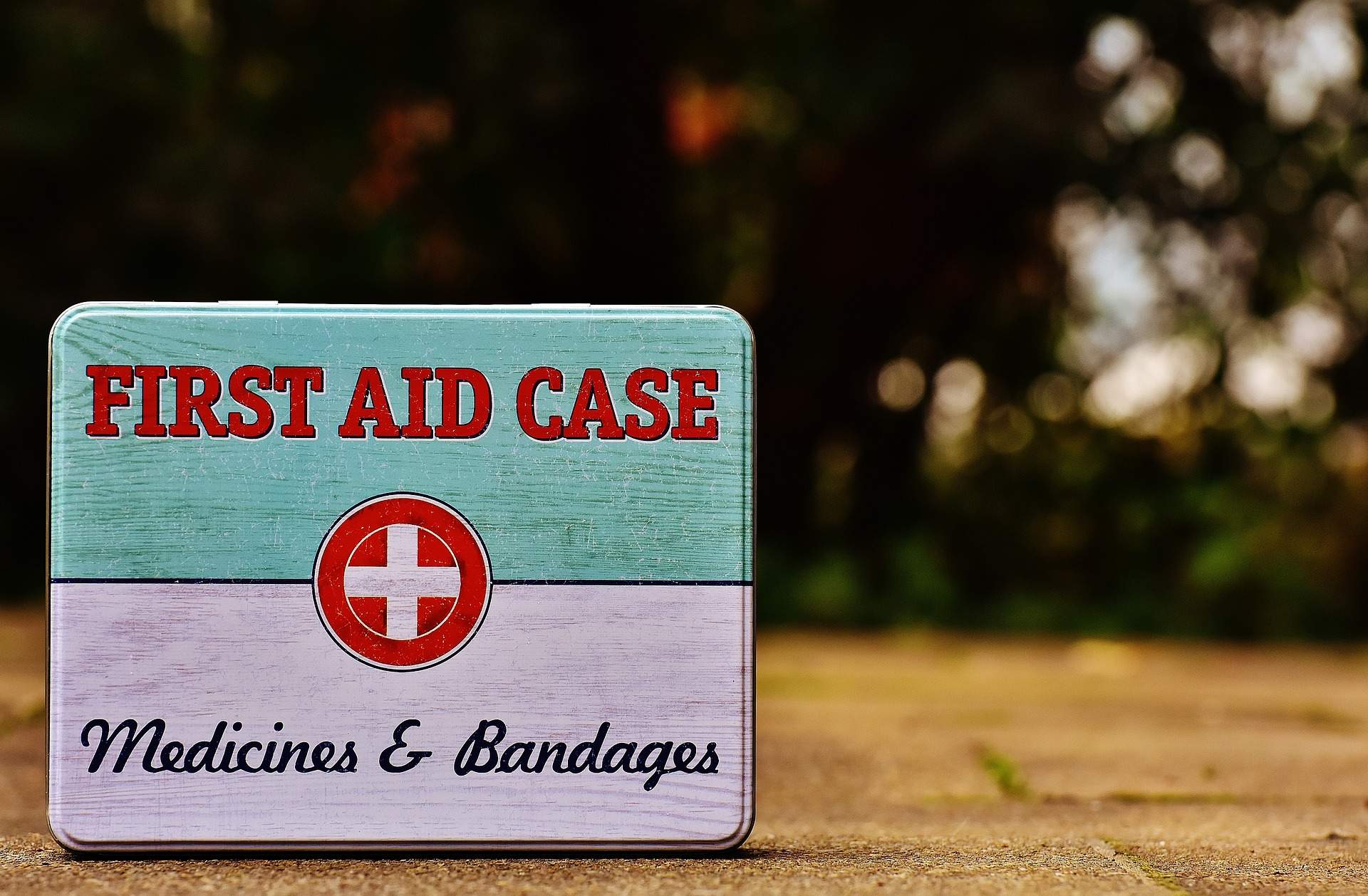 off-road safety; a first aid kit
